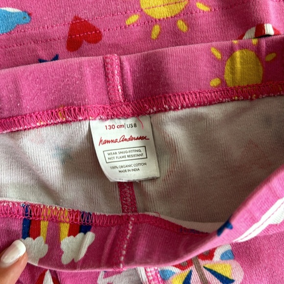 Girls Hanna Andersson size 8 pajama set - Picture 3 of 3